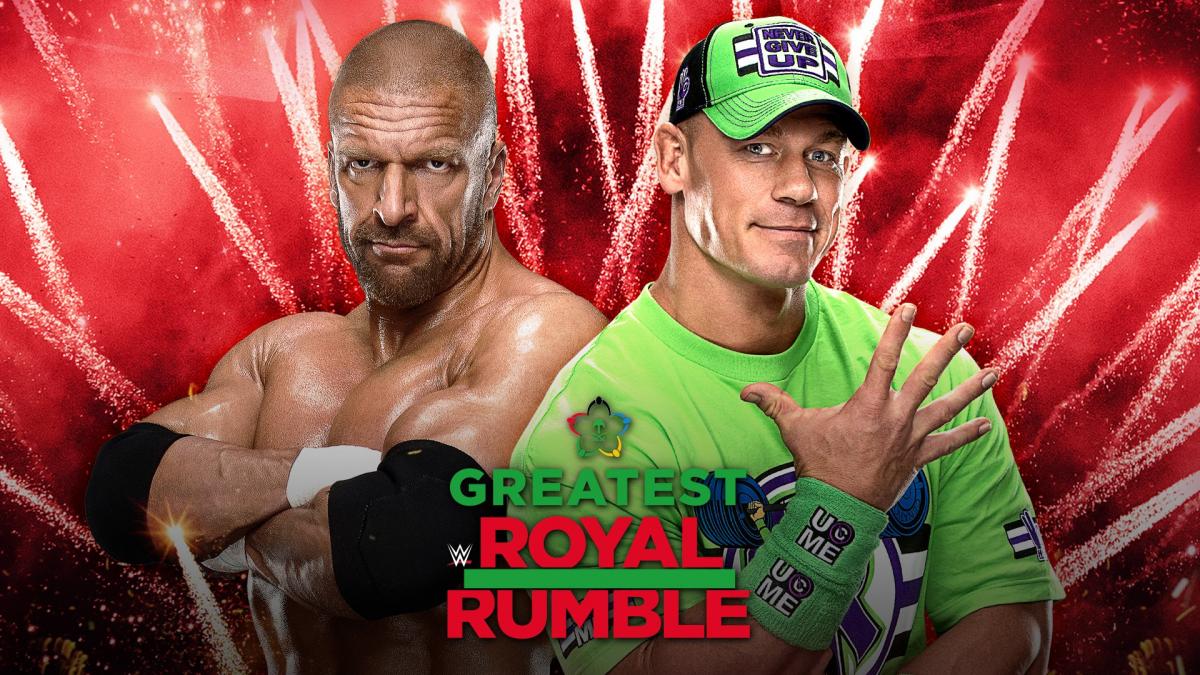 John Cena takes on Triple H at the Greatest Royal Rumble; tickets available this Saturday, March 31