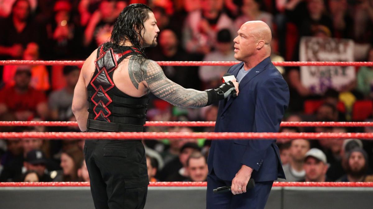 Roman Reigns confronted Mr. McMahon over Universal Champion Brock Lesnar’s absence