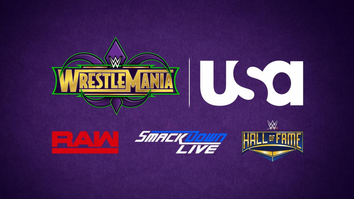 WrestleMania Week takes over USA Network, including a one-hour WWE Hall of Fame Induction Ceremony special and the second hour of WrestleMania Kickoff