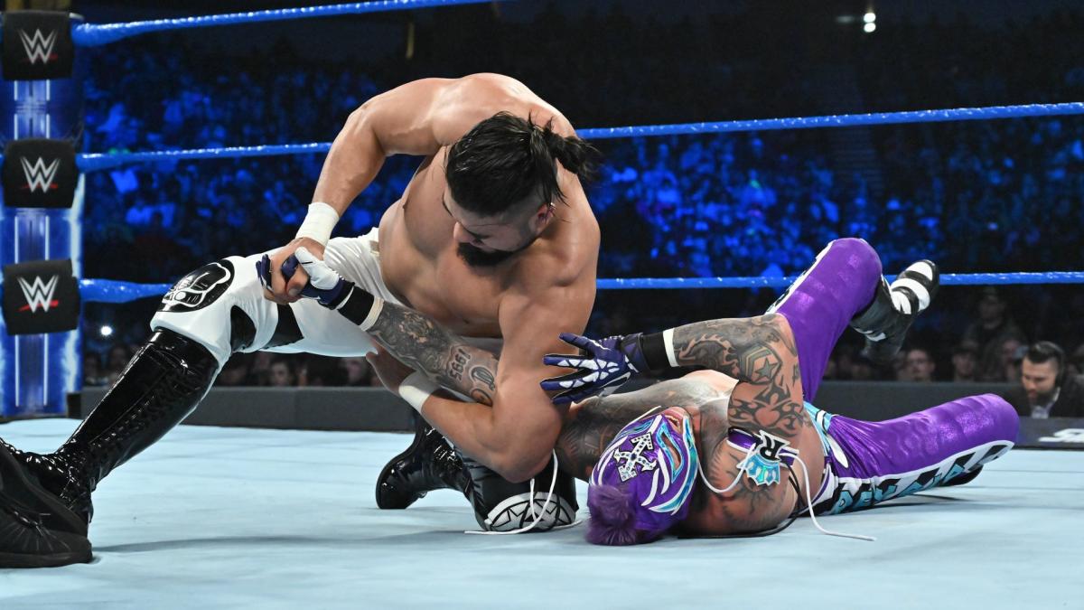 Andrade def. Rey Mysterio