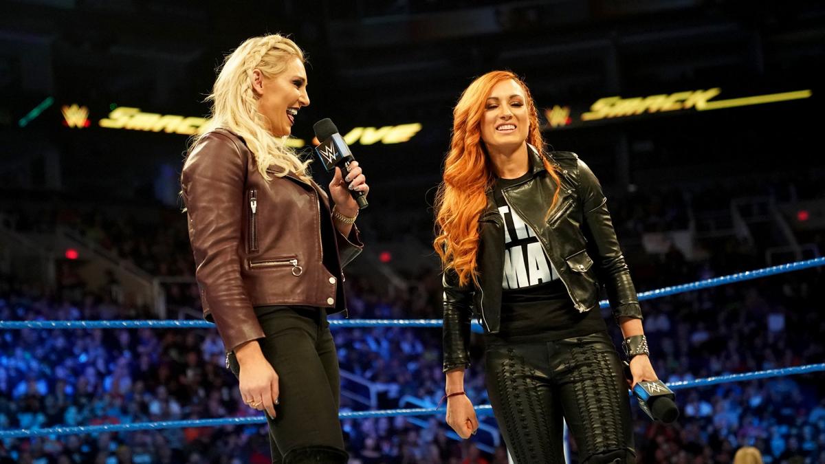 Becky Lynch and Charlotte Flair got into a chaotic brawl to kick off SmackDown LIVE