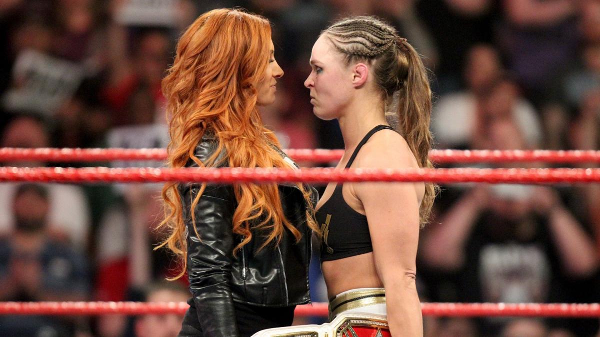 Becky Lynch challenged Ronda Rousey to a Raw Women’s Championship Match at WrestleMania