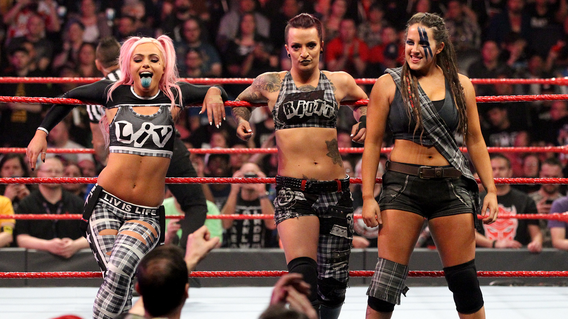 Liv Morgan & Sarah Logan def. Natalya & Dana Brooke to qualify for the WWE Women’s Tag Team Championship Elimination Chamber Match