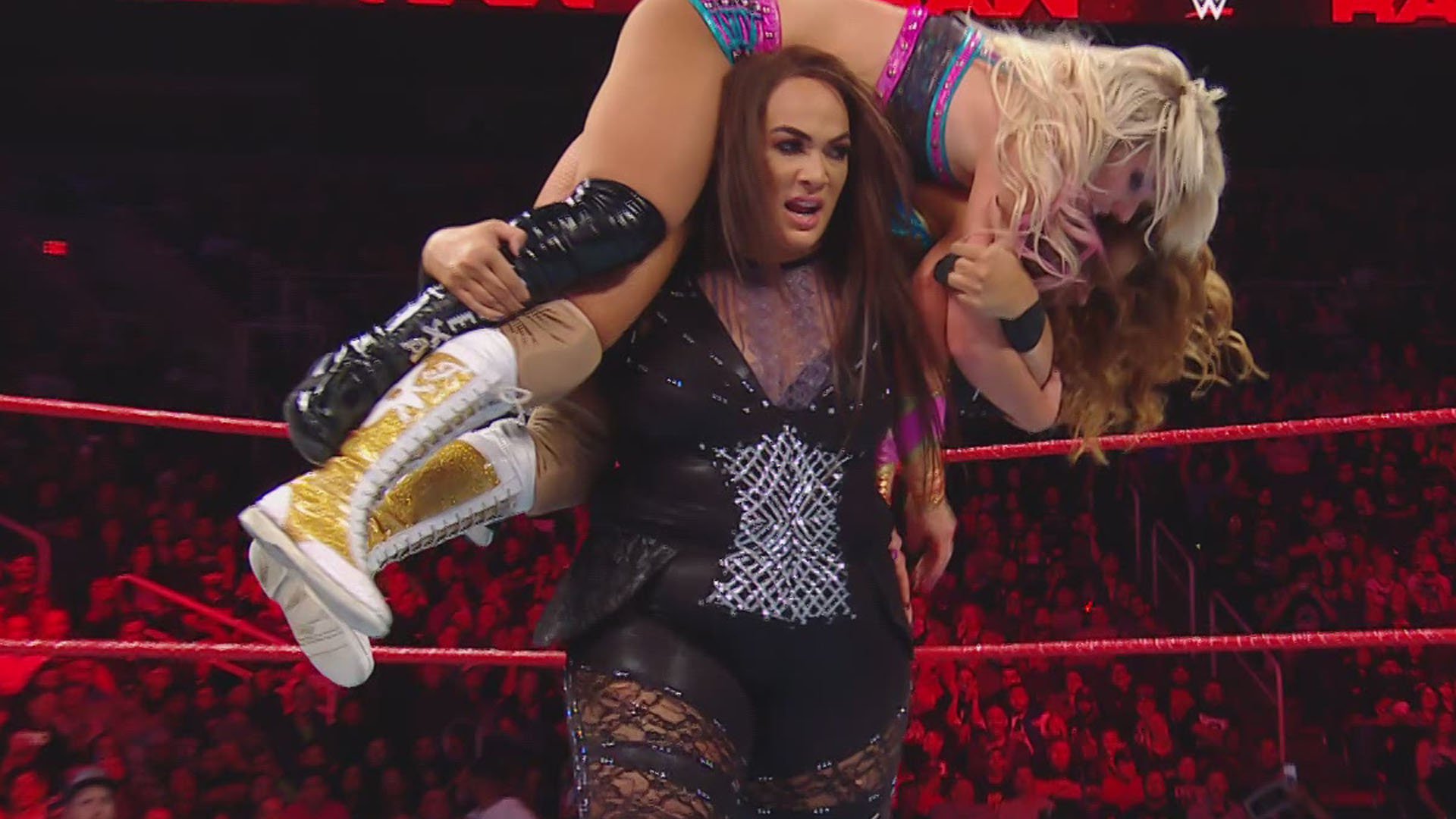 Nia Jax And Tamina Def Alexa Bliss And Mickie James To Qualify For The Wwe Womens Tag Team 