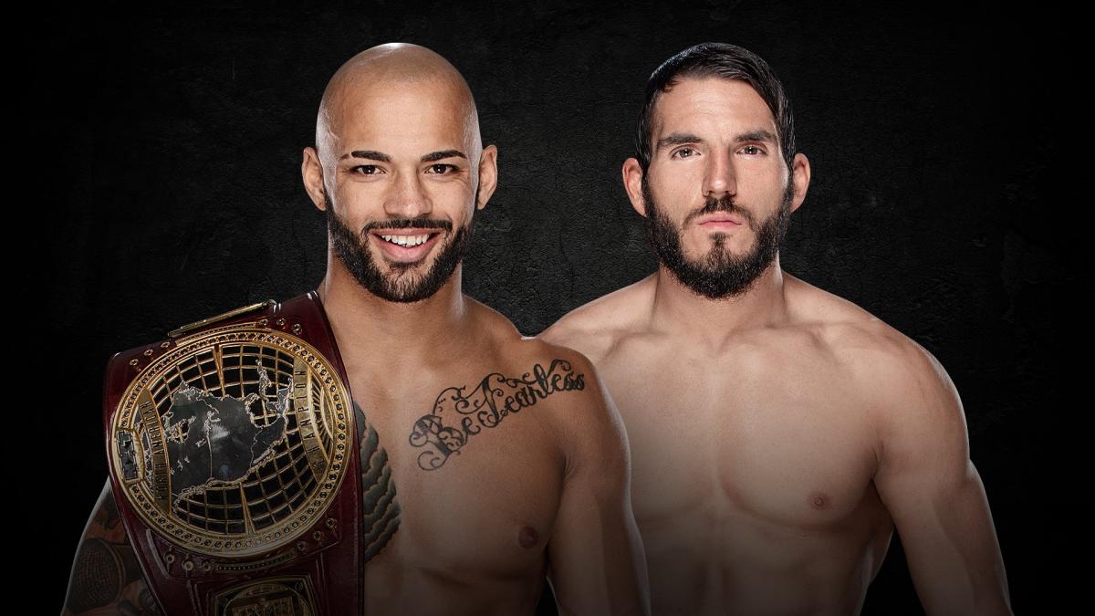 NXT North American Champion Ricochet vs. Johnny Gargano