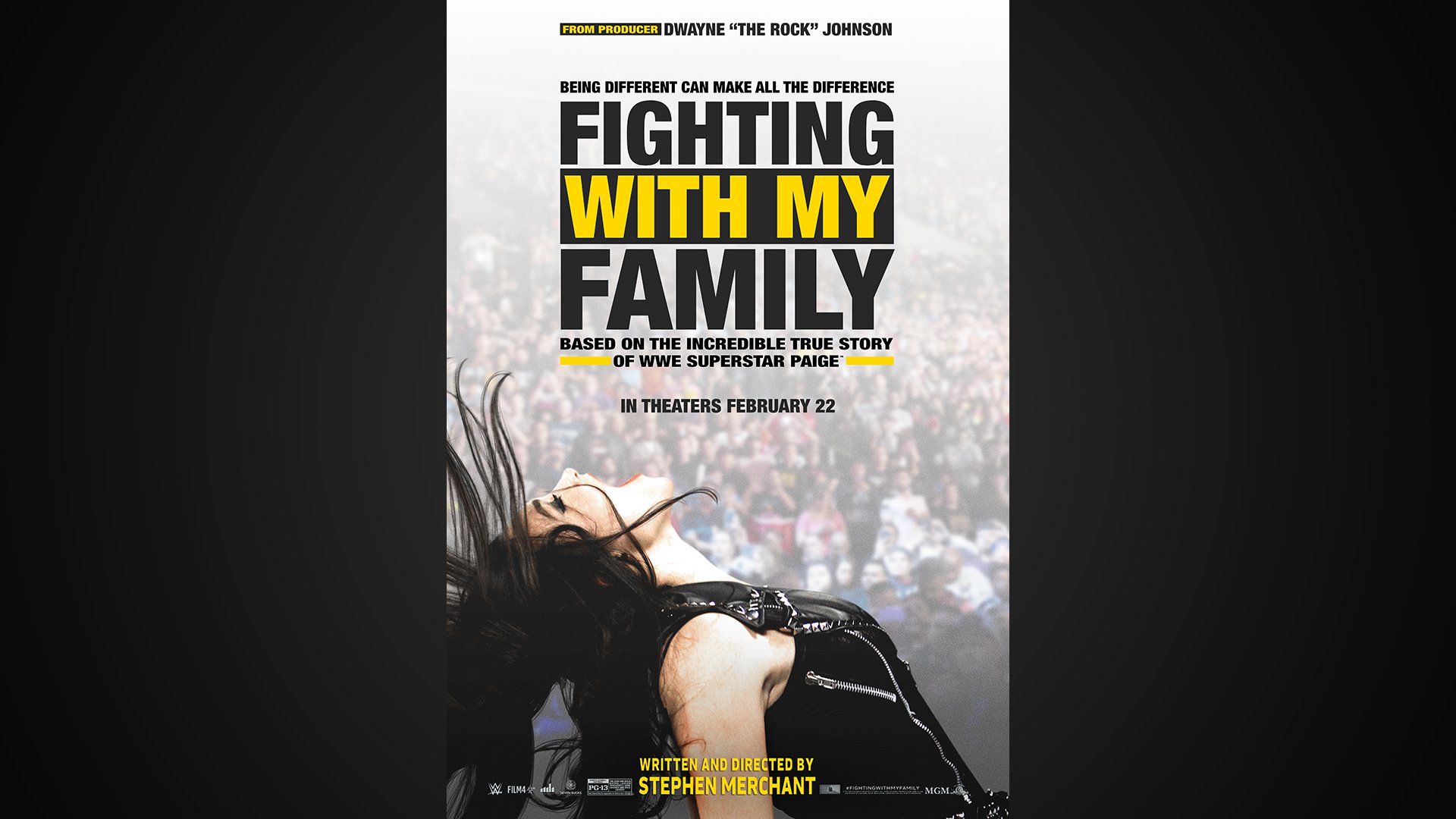 See the official WWE-exclusive poster for “Fighting with My Family”