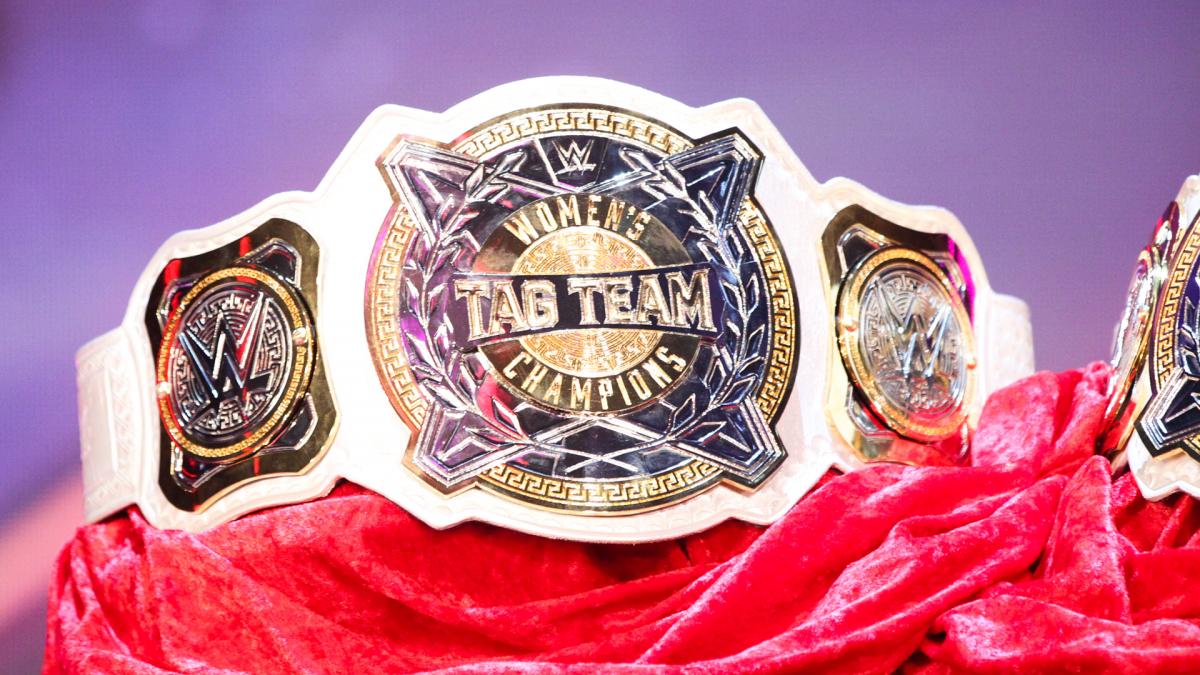 Superstars react to the unveiling of the WWE Women’s Tag Team Championship