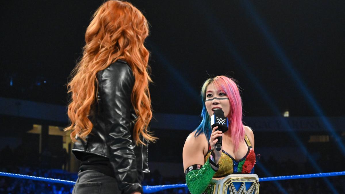 The IIconics interrupted a standoff between Asuka and Becky Lynch