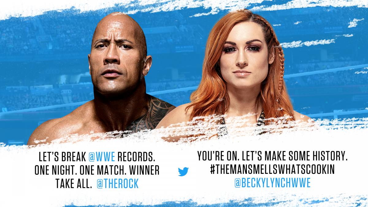 The Rock and Becky Lynch tease dream match