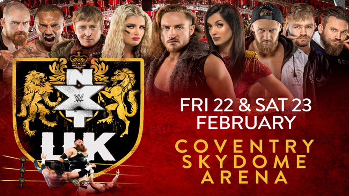 Tickets available now for WWE NXT UK live events in Coventry, England on Feb. 22 and Feb. 23