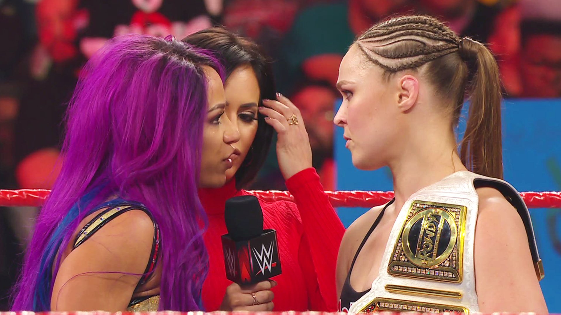 Will Sasha Banks and Ronda Rousey collide before their Raw Women’s Title Match?