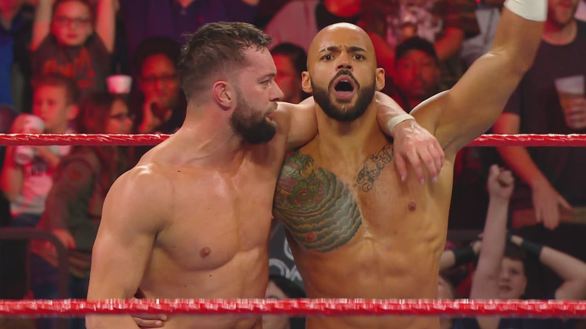 Intercontinental Champion Finn Bálor & Ricochet def. Bobby Lashley & Lio Rush