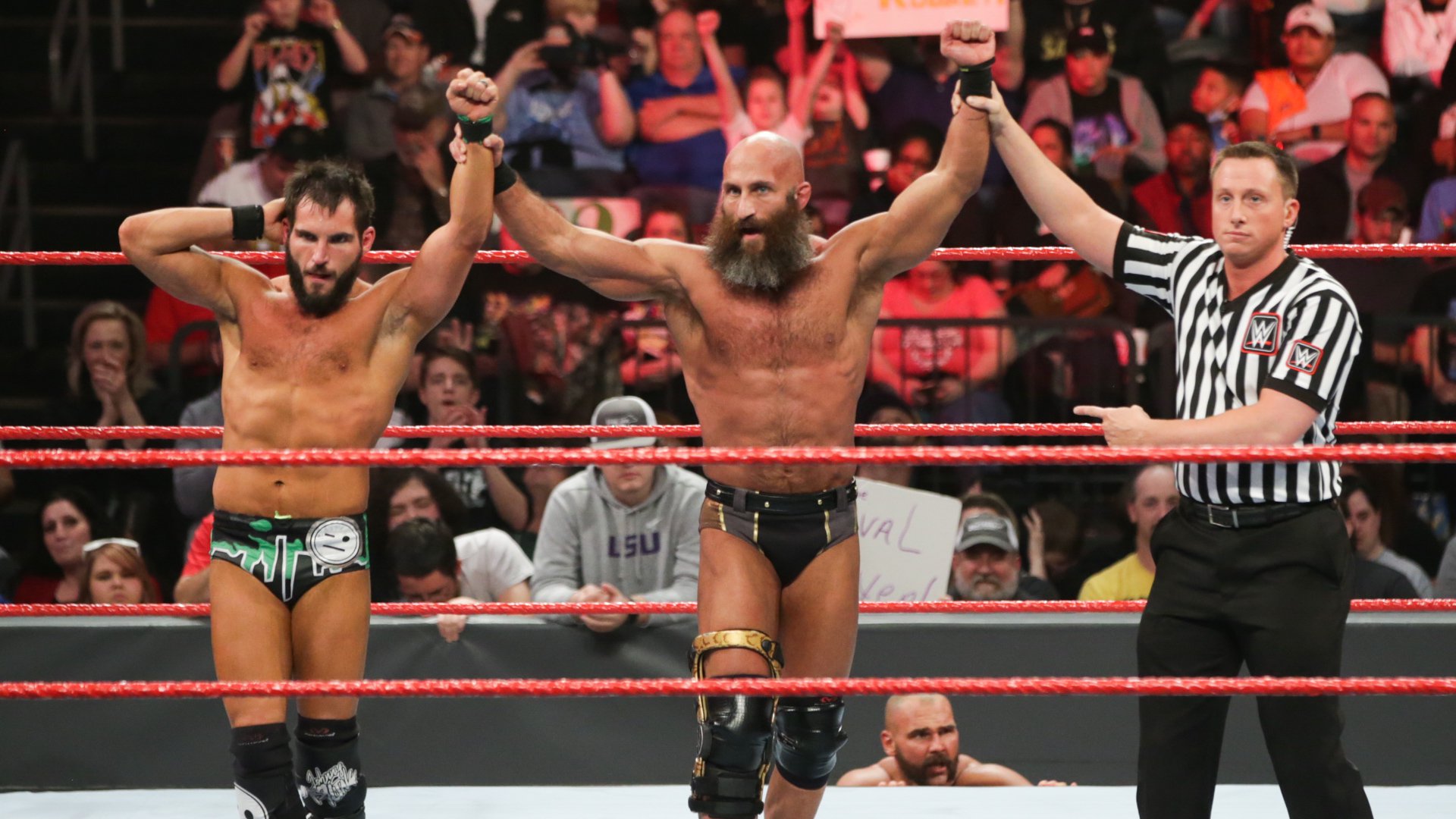 NXT Champion Tommaso Ciampa & NXT North American Champion Johnny Gargano def. Raw Tag Team Champions The Revival