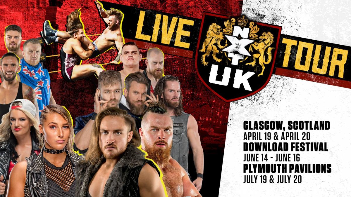 NXT UK shows announced for Glasgow, Download Festival and Plymouth