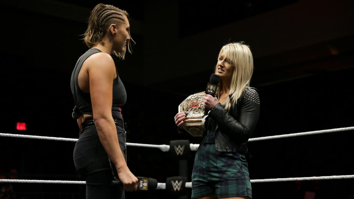 NXT UK Women’s Champion Toni Storm ignited a brawl with Rhea Ripley