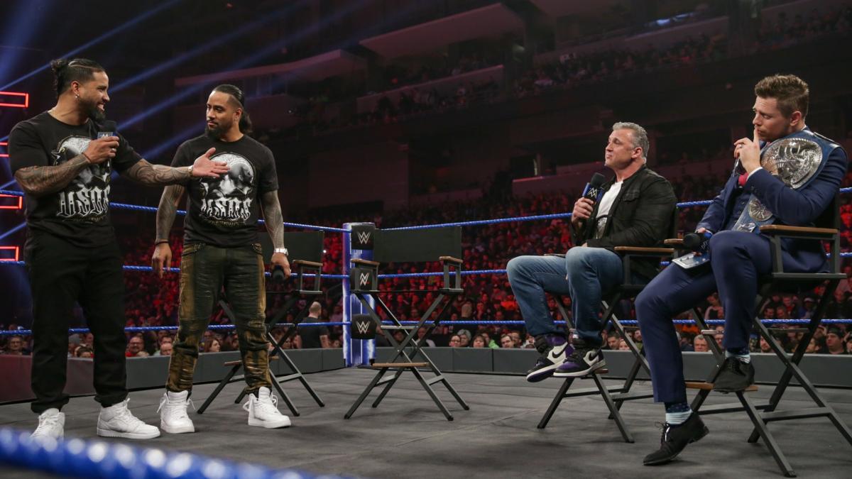 Tempers flared between Shane McMahon & The Miz and The Usos on “McMiz TV”