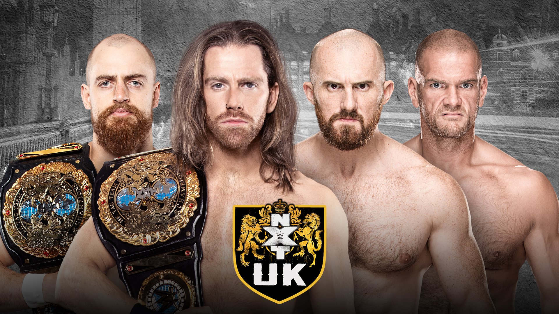 The Grizzled Young Veterans battle Lorcan & Burch for the NXT UK Tag Team Titles