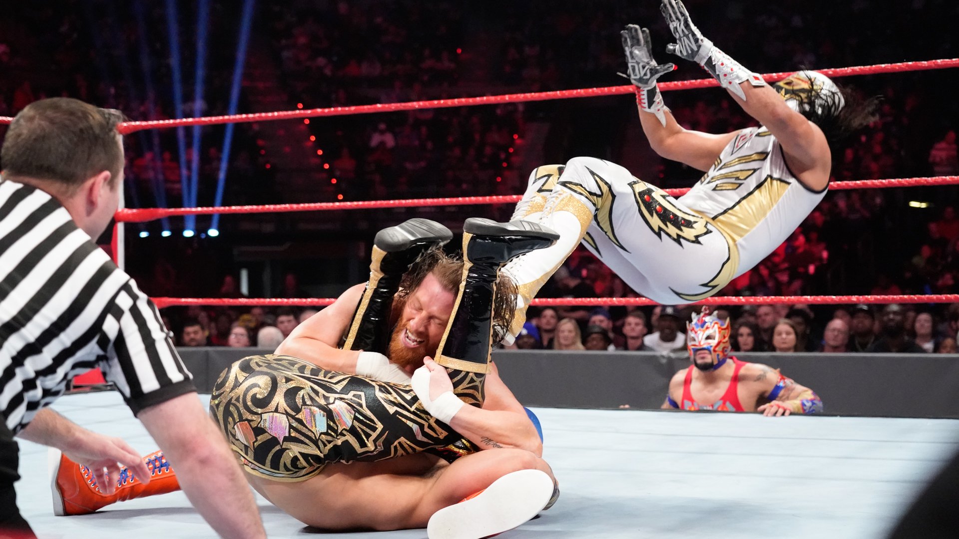 The Lucha House Party def. Zack Ryder & Curt Hawkins