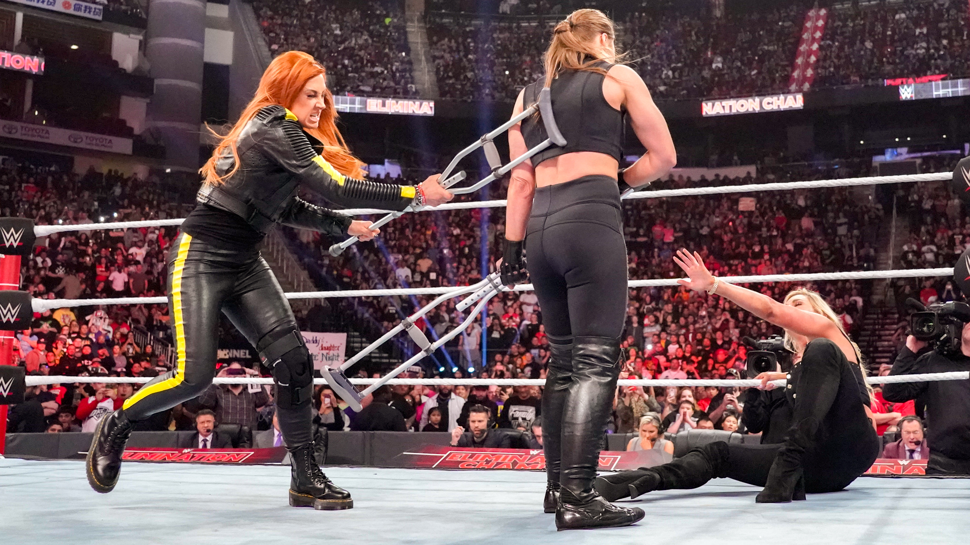 What will happen after Becky Lynch ruthlessly assaulted Charlotte and Ronda Rousey?