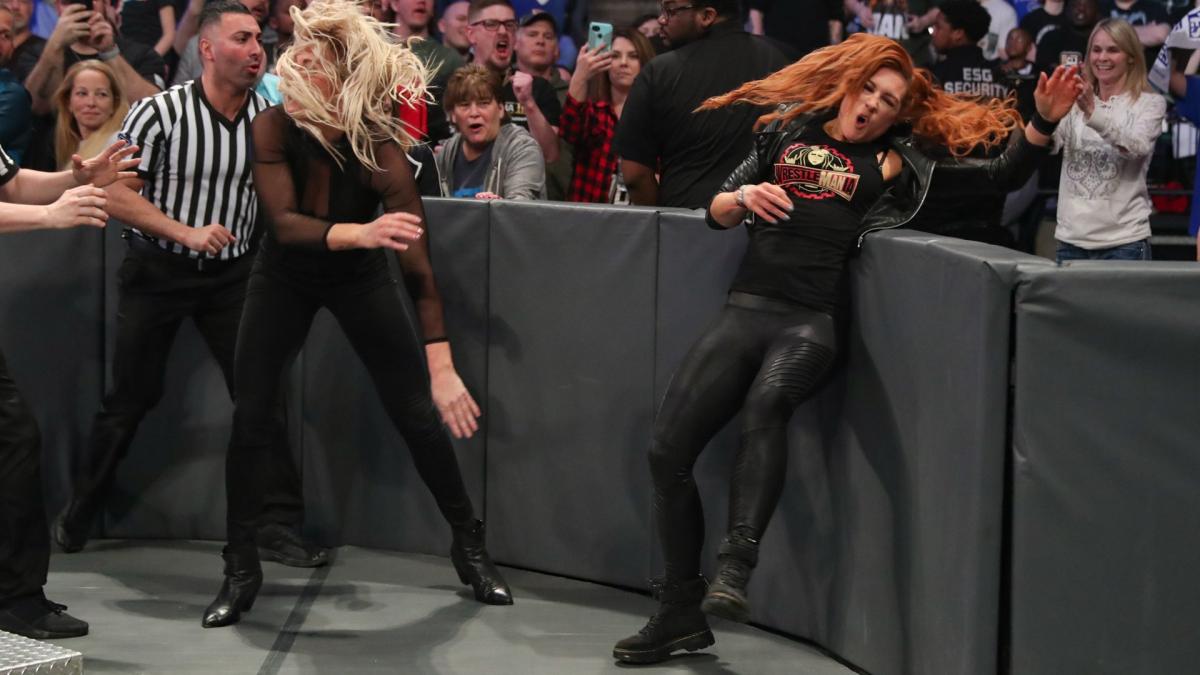 Becky Lynch and Charlotte Flair got into a wild brawl on “The Kevin Owens Show”