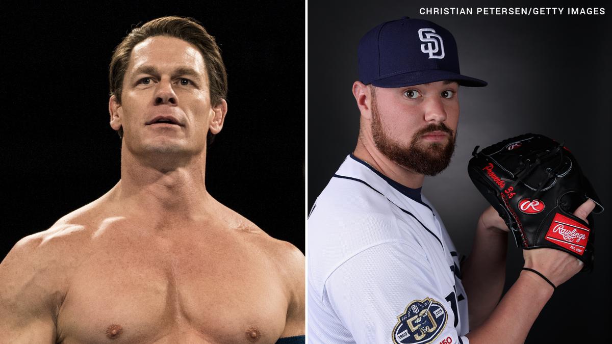 John Cena makes unique bet with San Diego Padres prospect Logan Allen