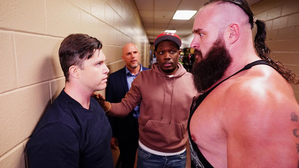 Michael Che and Colin Jost ran afoul of Braun Strowman