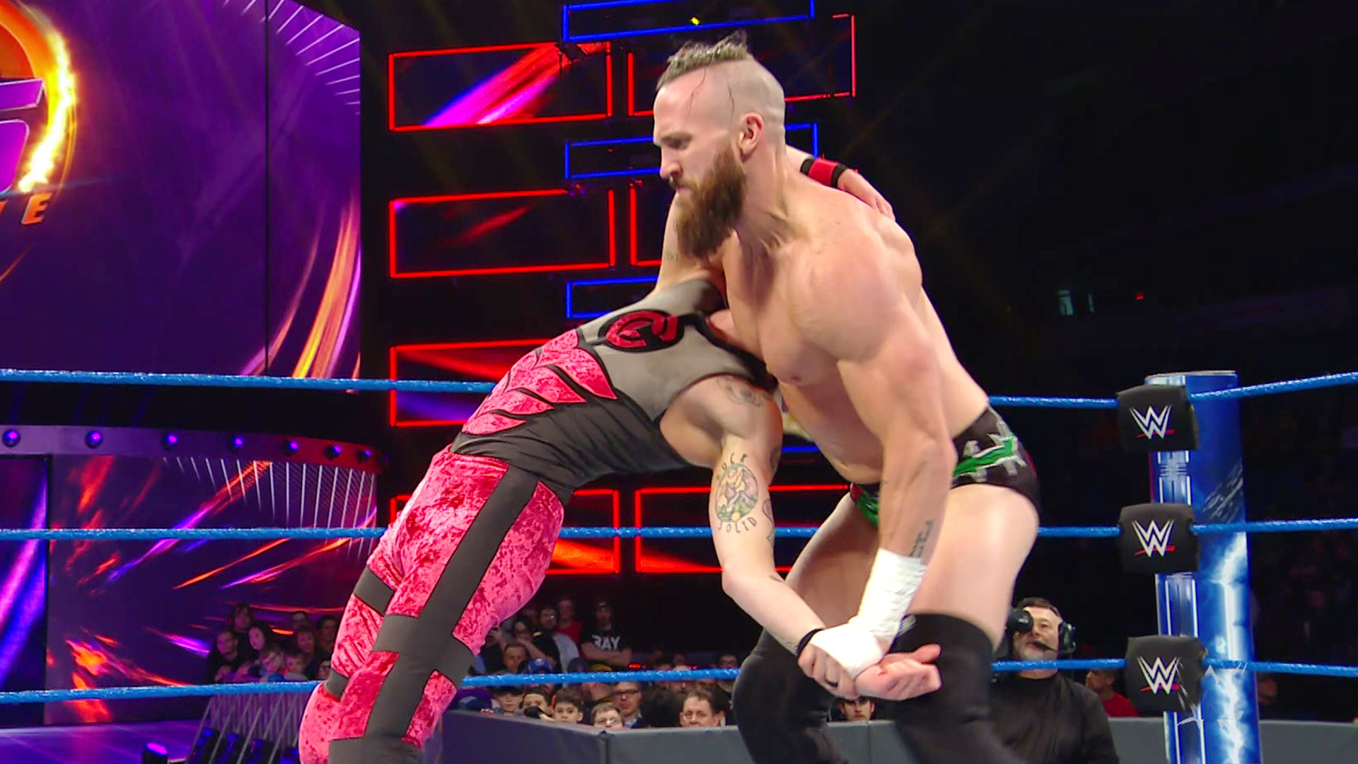 Mike Kanellis attacked his scheduled opponent Colby Corino before the bout