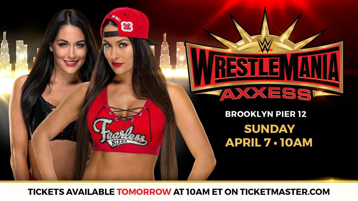 Nikki & Brie Bella Premium VIP autograph signing announced for WrestleMania Axxess; tickets available tomorrow