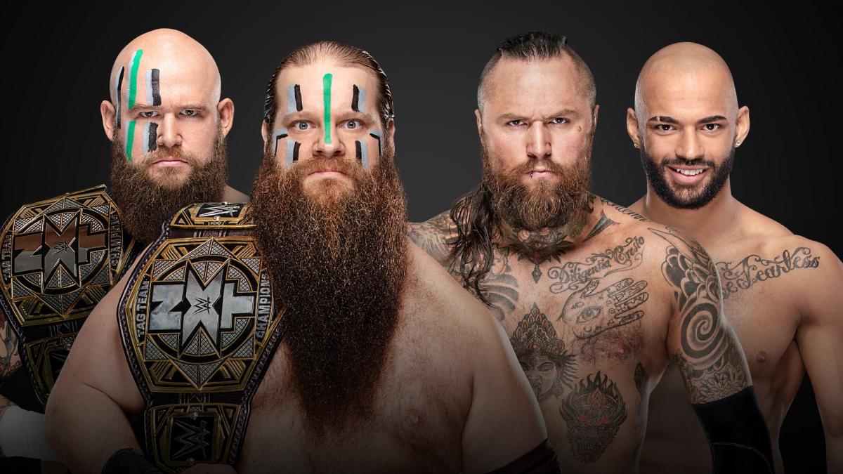 NXT Tag Team Champions The War Raiders vs. Aleister Black & Ricochet