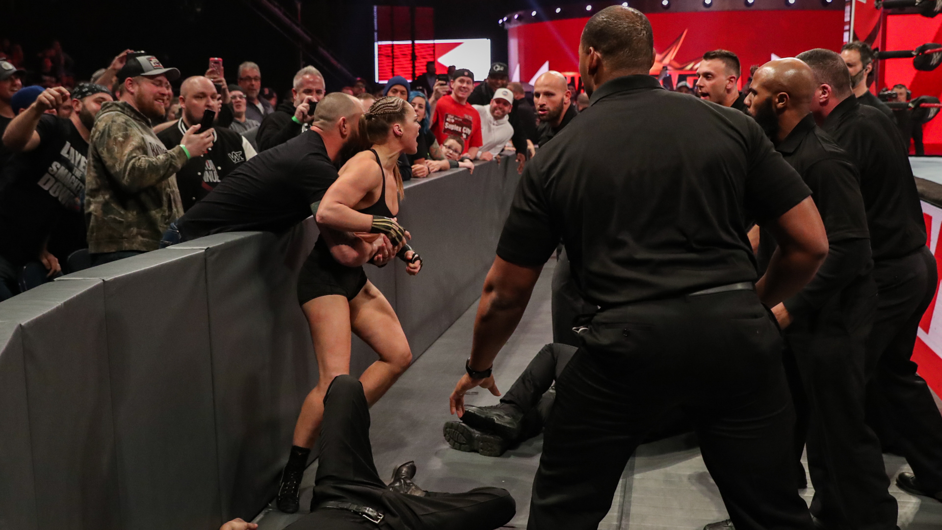 Raw Women’s Champion Ronda Rousey def. Dana Brooke