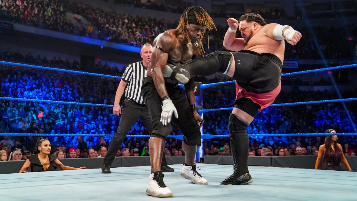 Samoa Joe def. R-Truth, Rey Mysterio and Andrade to become new United States Champion