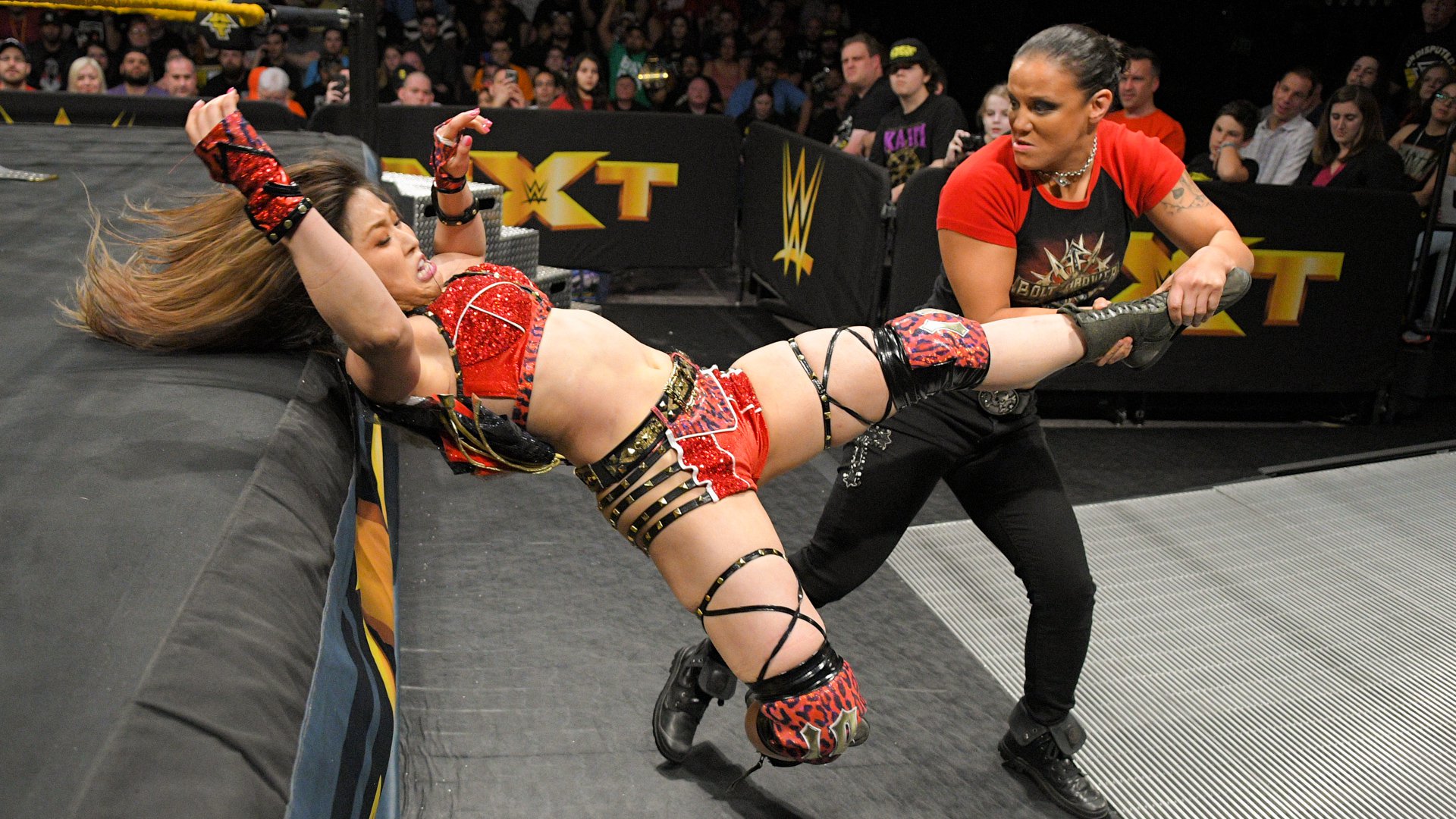 Shayna Baszler attacked Io Shirai and Bianca Belair during their No. 1 Contender’s Match