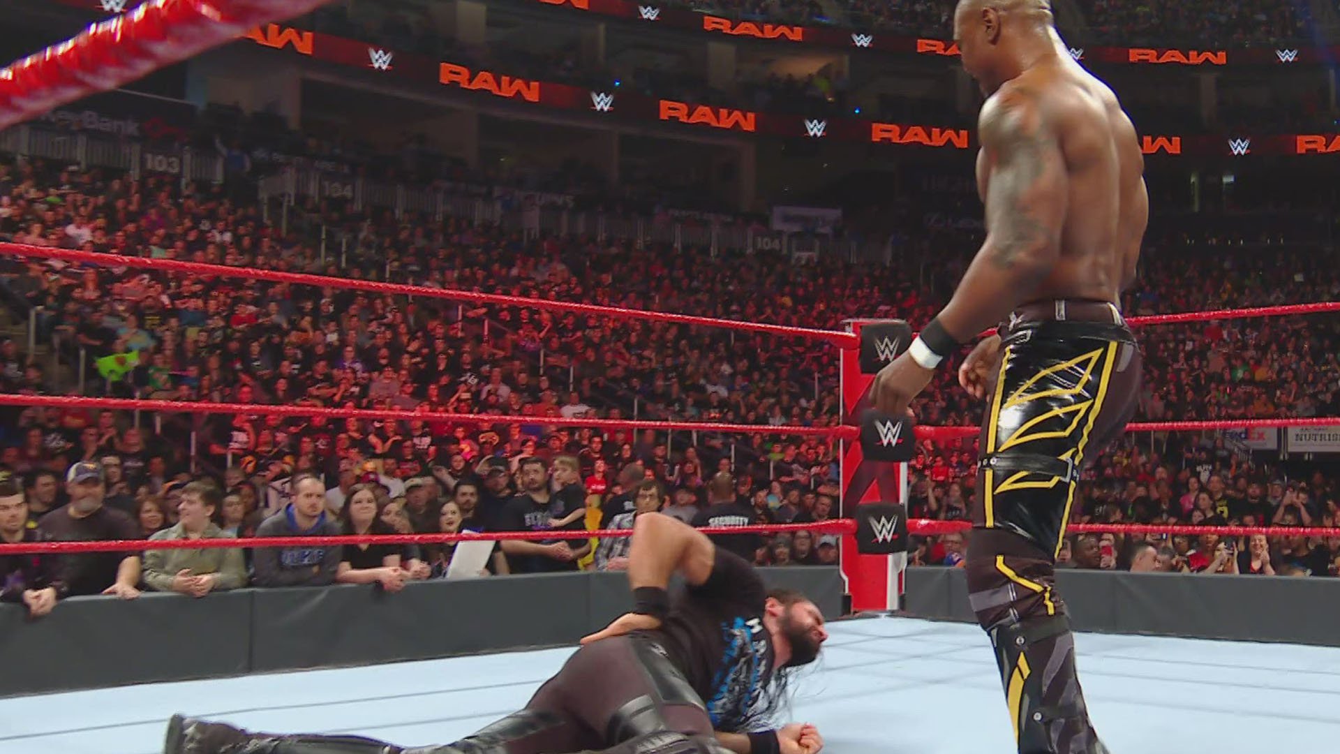 Shelton Benjamin attacked Seth Rollins after The Shield’s farewell address