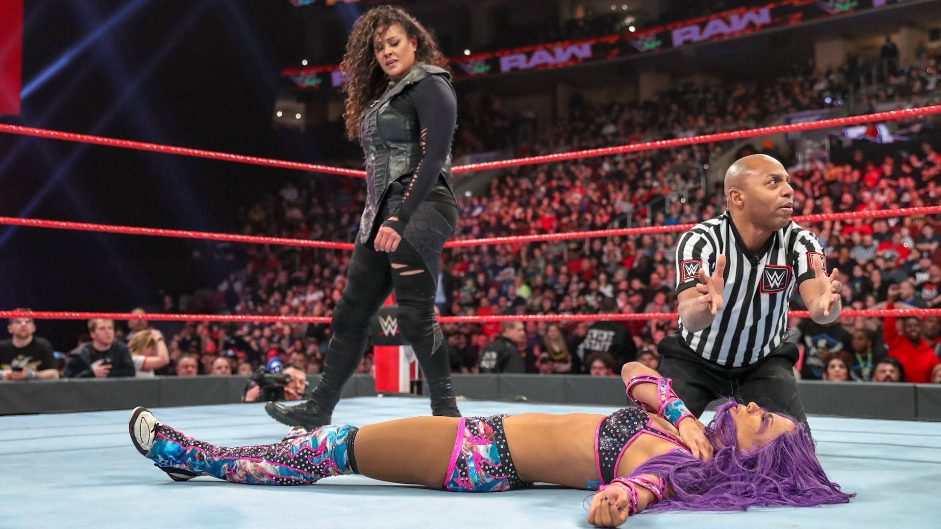 Tamina def. WWE Women’s Tag Team Champion Sasha Banks