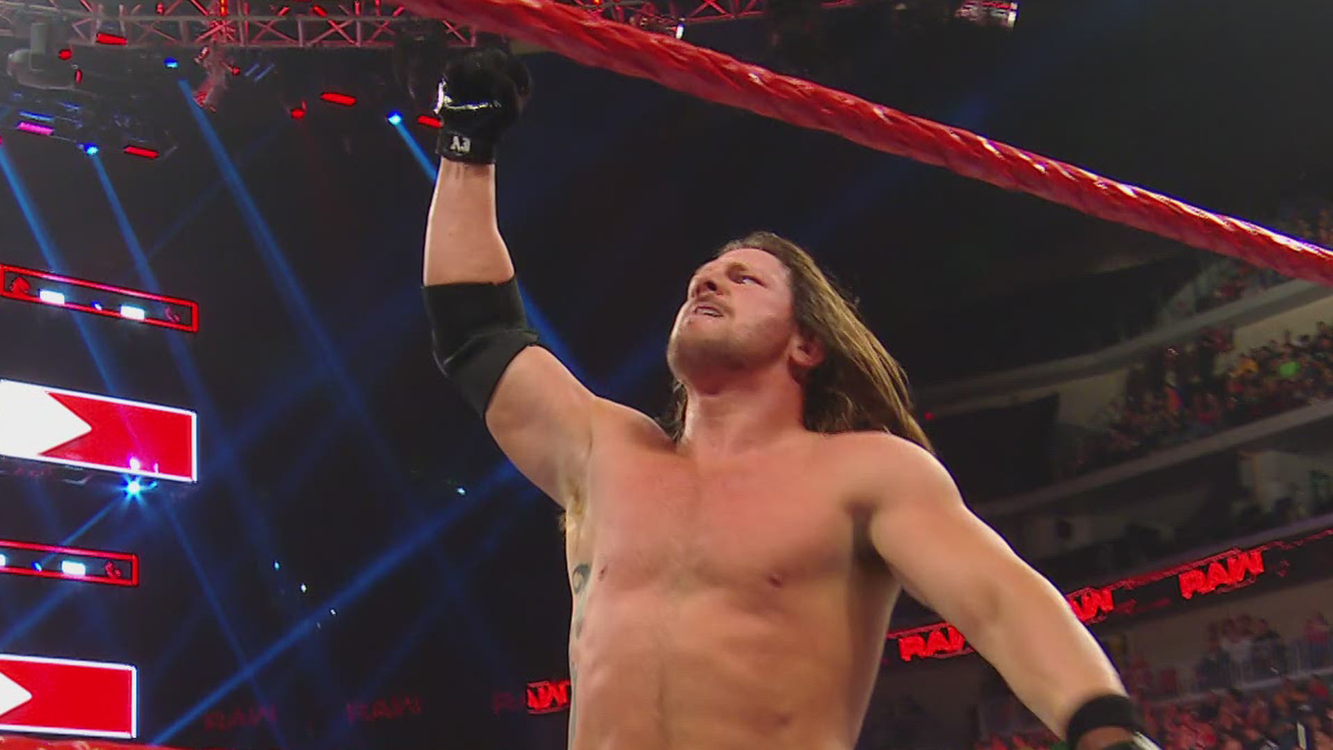 AJ Styles def. United States Champion Samoa Joe and Rey Mysterio to advance to Raw’s main event