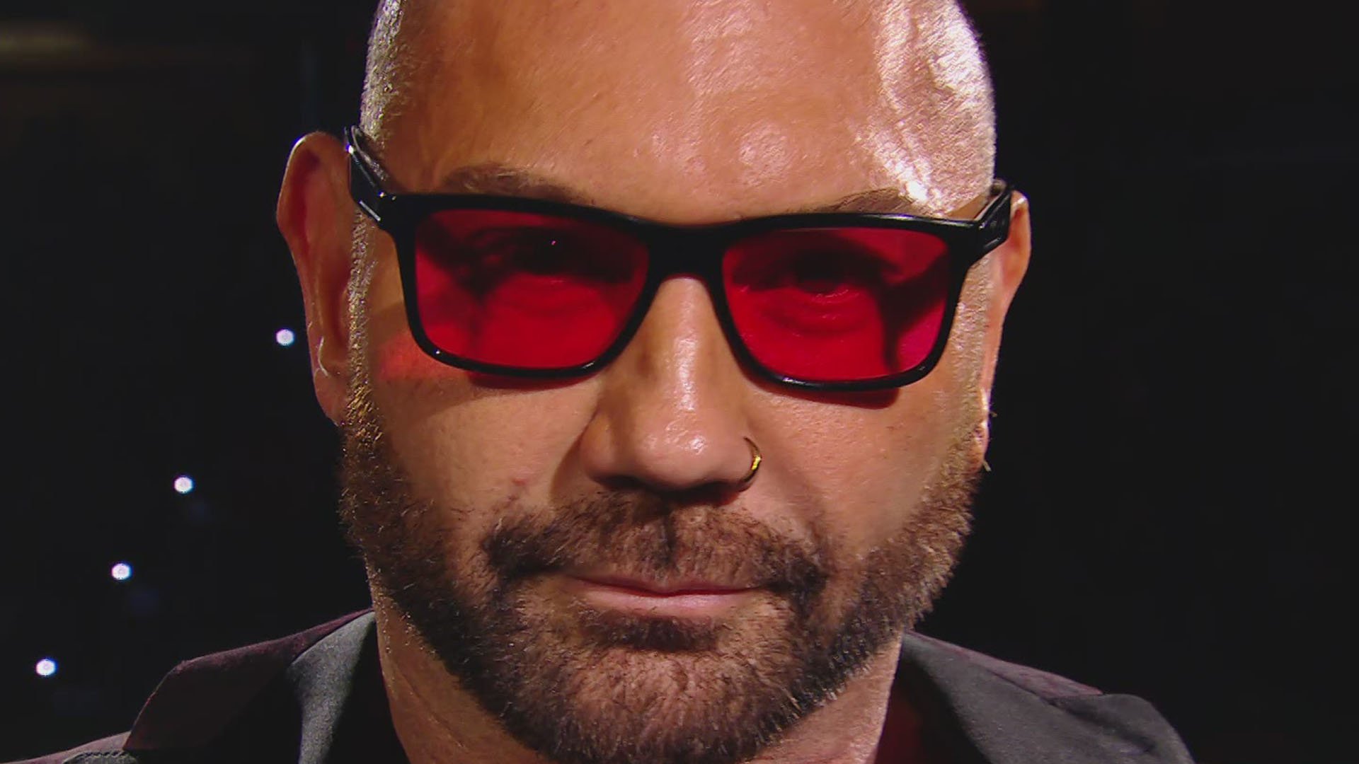 Batista gave his final remarks before his No Holds Barred Match with Triple H