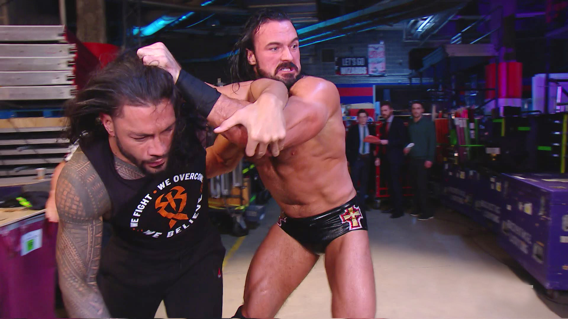 Drew McIntyre attacked Roman Reigns