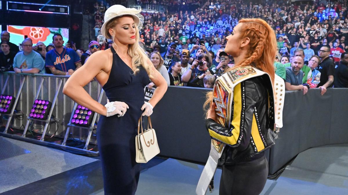 Lacey Evans attacked Raw and SmackDown Women’s Champion Becky Lynch