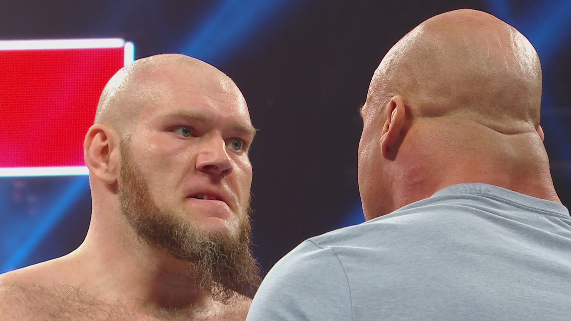 Lars Sullivan attacked Kurt Angle