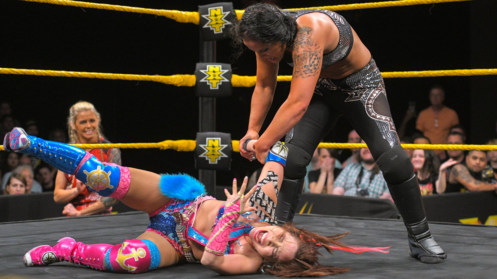 NXT Women’s Champion Shayna Baszler def. Kairi Sane via Disqualification