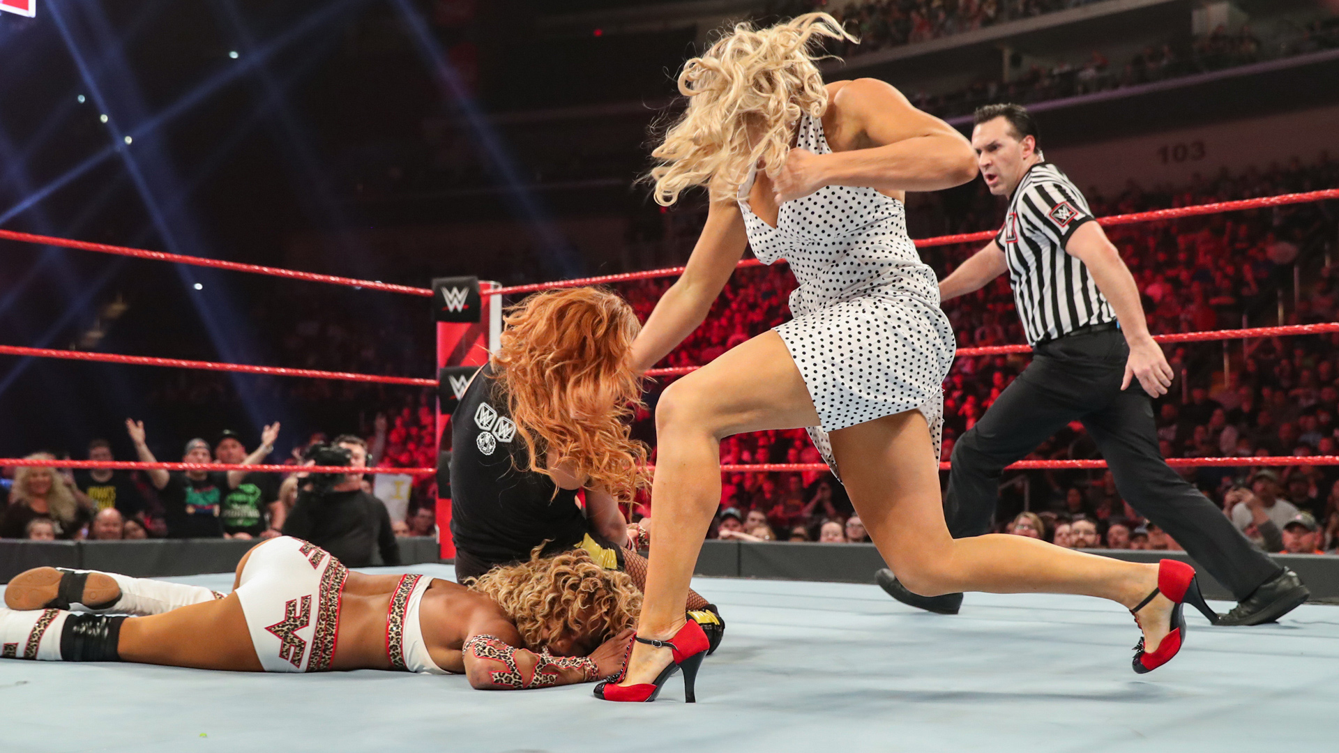 Raw & SmackDown Women’s Champion Becky Lynch def. Alicia Fox; Lacey Evans attacked Lynch after the match