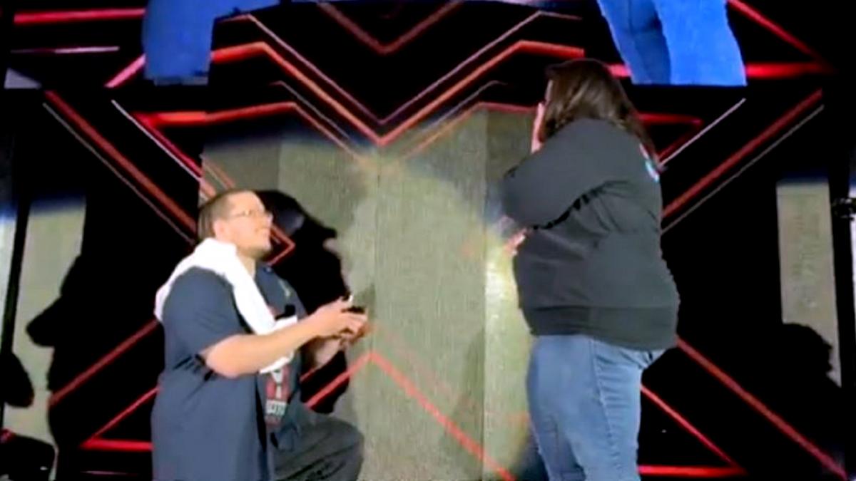 She said YES! Check out this touching marriage proposal at NXT Live Event