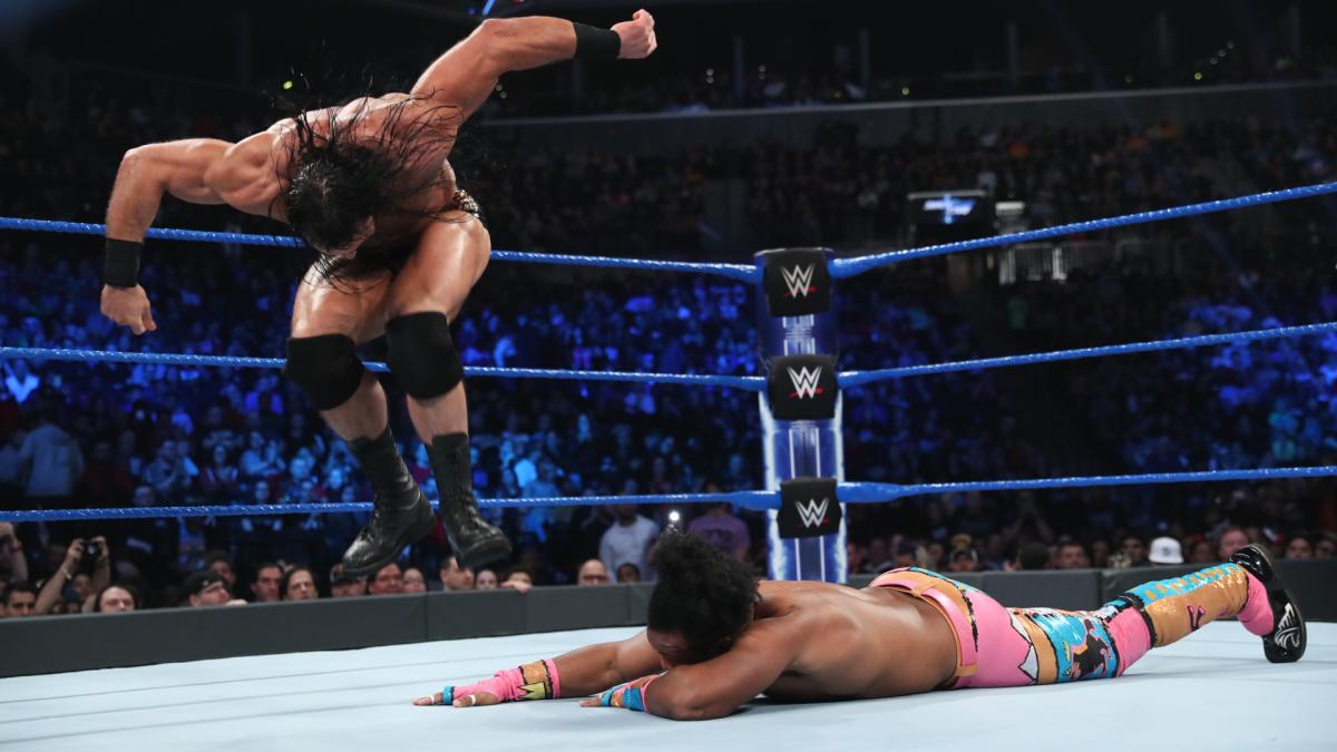 The New Day def. Drew McIntyre & The Bar