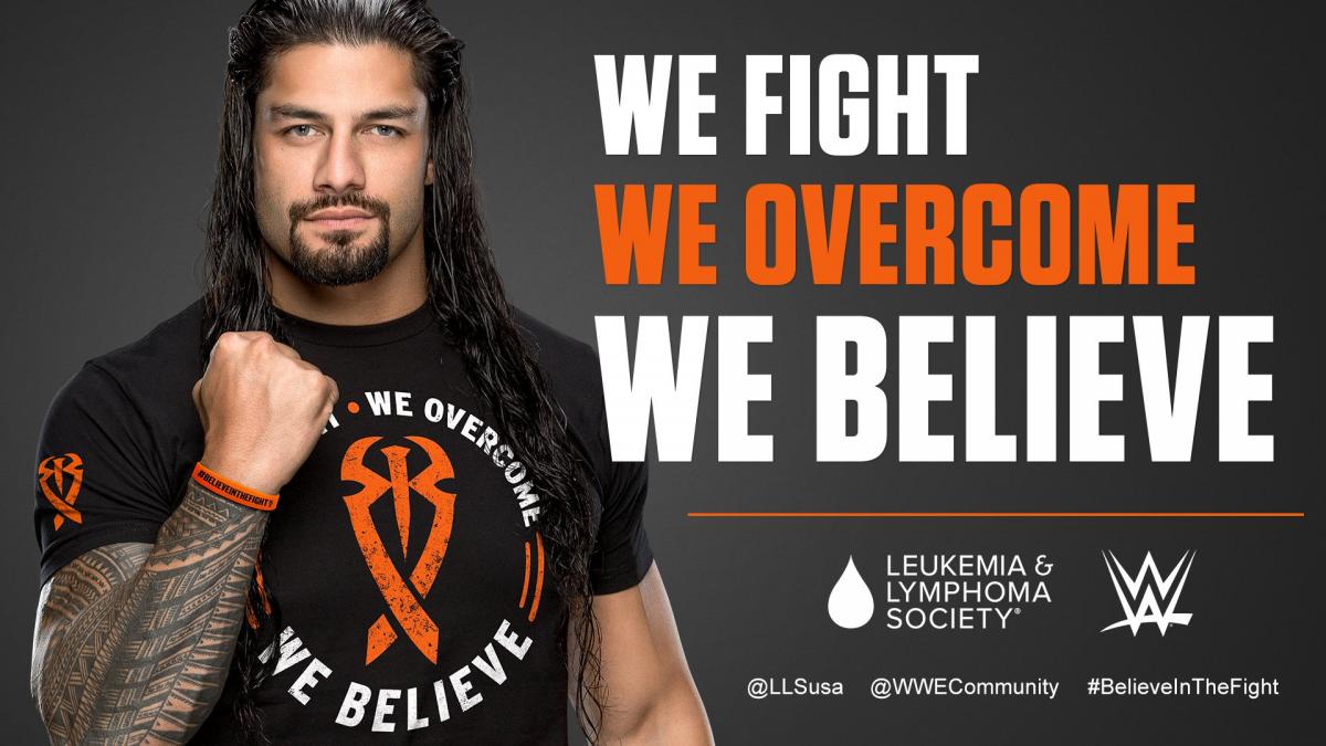 WWE and Roman Reigns teaming up with The Leukemia & Lymphoma Society