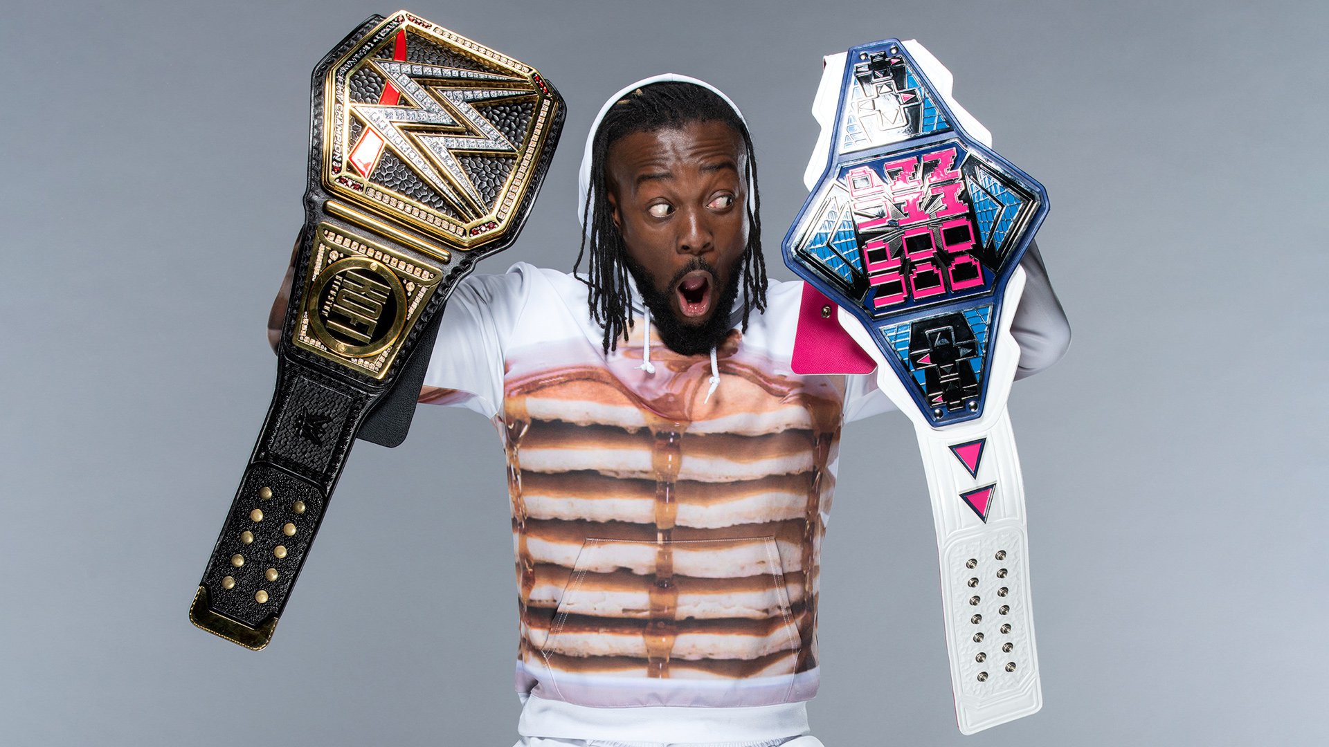 Kofi Kingston is the new UpUpDownDown Champion babayyyyy!