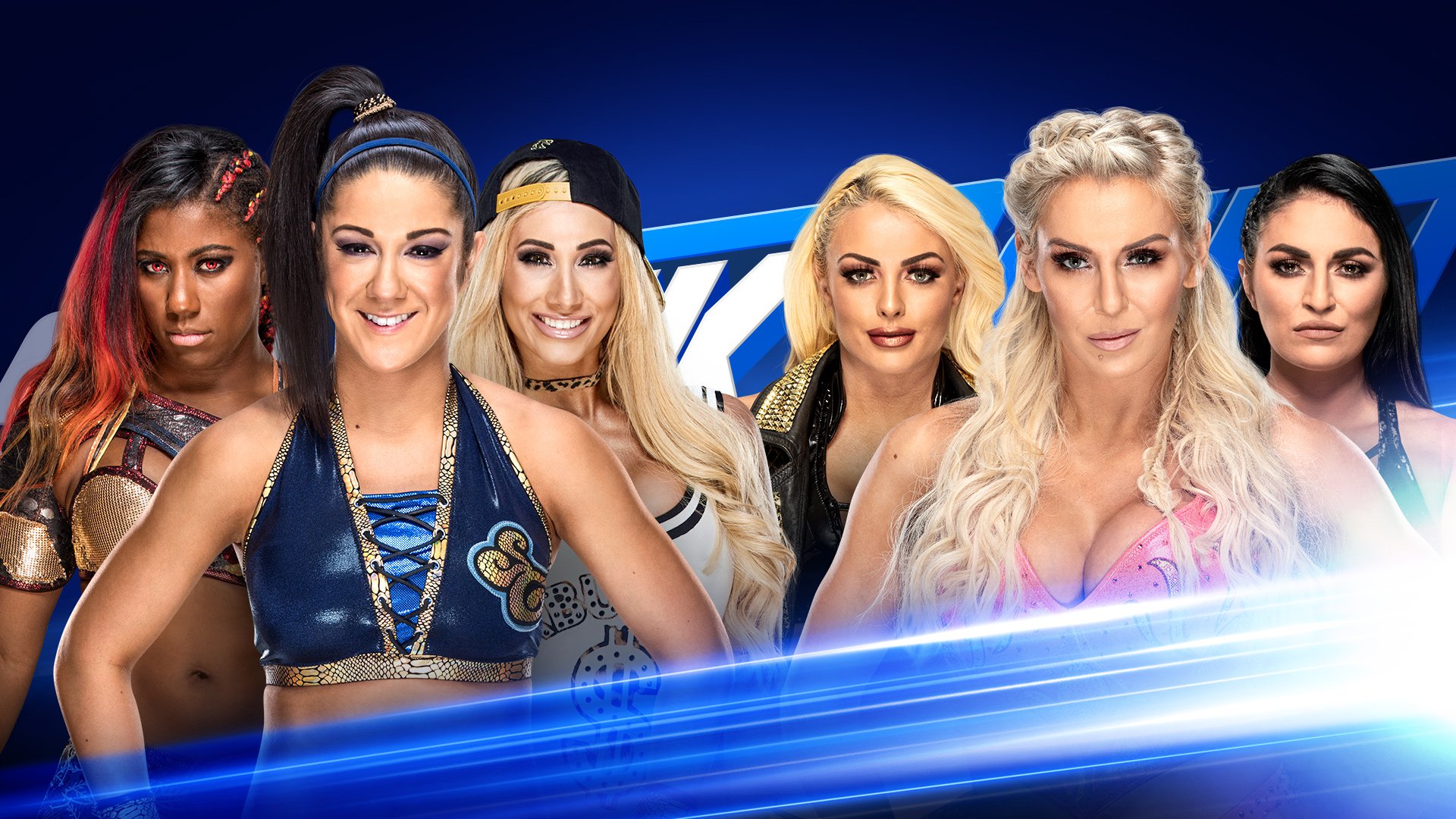 Massive Six-Woman Tag Team Match to go down on the blue brand