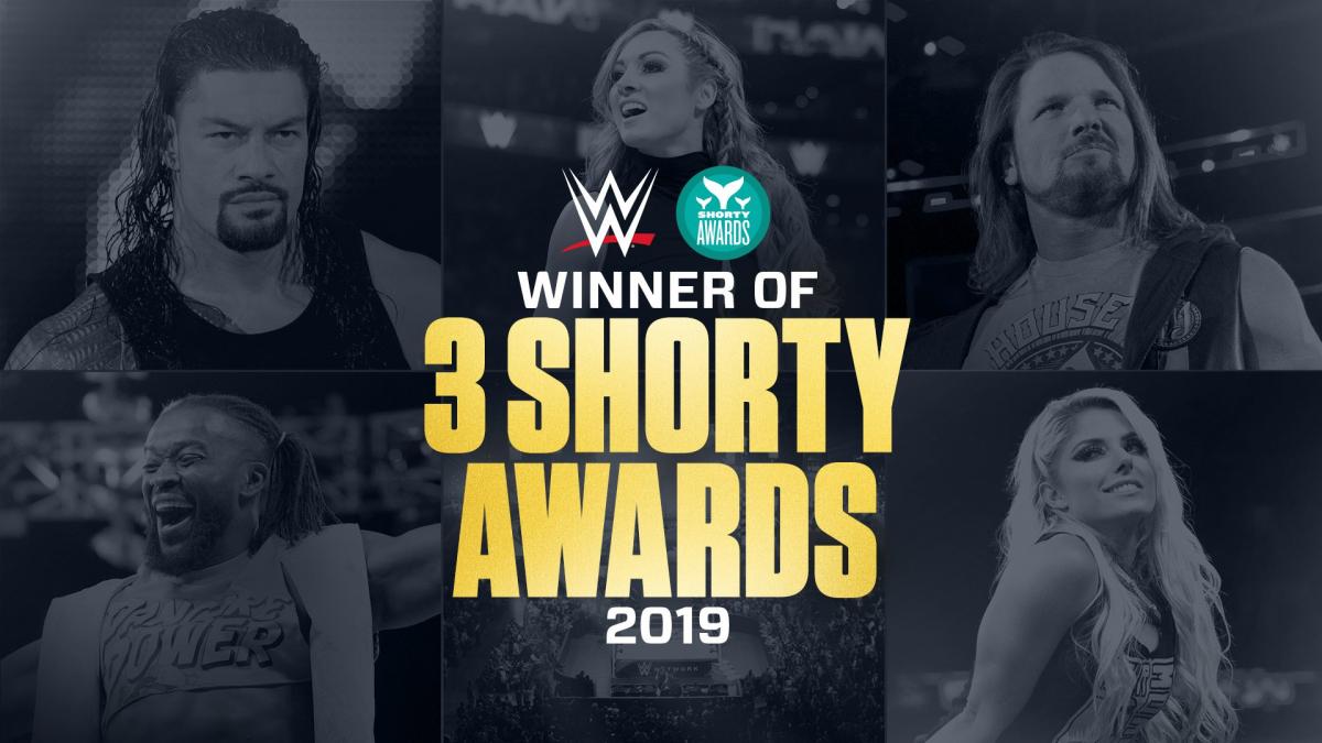 WWE wins for GIFs, Facebook and Snapchat at 2019 Shorty Awards