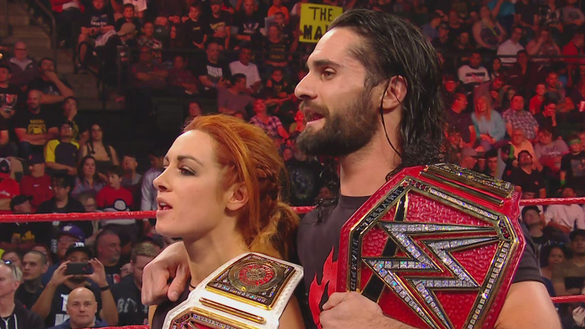 Baron Corbin and Lacey Evans challenged Seth Rollins and Becky Lynch for WWE Extreme Rules