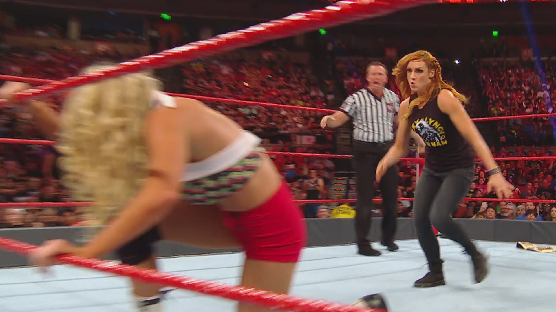 Charlotte Flair def. Lacey Evans via Disqualification