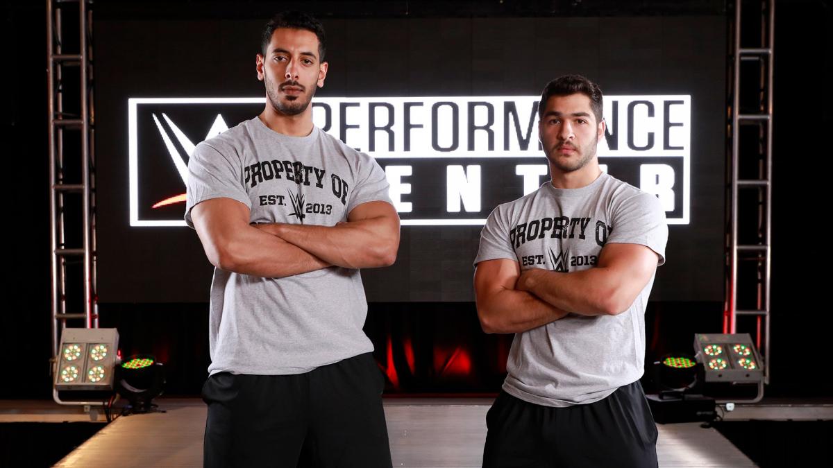 Hussain Aldagal and Faisal Kurdi join the WWE Performance Center